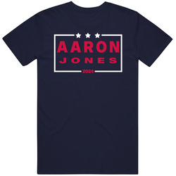 Hank Aaron Chipper Jones For President 2024 Atlanta Baseball Fan T Shi