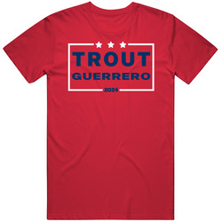 Mike Trout Vladimir Guerrero For President 2024 Los Angeles A Baseball