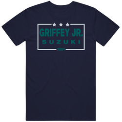 Ken Griffey Jr Ichiro Suzuki For President 2024 Seattle Baseball Fan T
