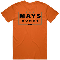 Willie Mays Barry Bonds For President 2024 San Francisco Baseball Fan 