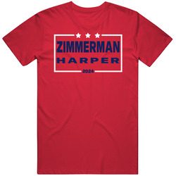 Ryan Zimmerman Bryce Harper For President 2024 Washington Baseball Fan