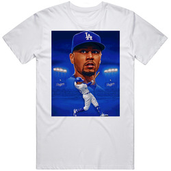 Mookie Betts Swing Portrait T Shirt