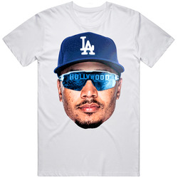 Mookie Betts Big Head Sunglasses T Shirt