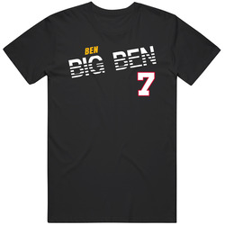Ben Roethlisberger 7 Big Ben Favorite Player Football Fan T Shirt