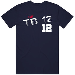 Tom Brady 12 Tb12 Favorite Player Football Fan T Shirt