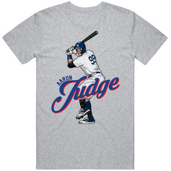 Aaron Judge Name Script T Shirt