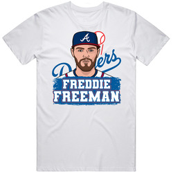 Freddie Freeman Player Protrait T Shirt
