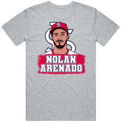 Nolan Arenado Player Protrait T Shirt