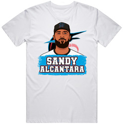 Sandy Alcantara Player Protrait T Shirt