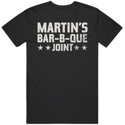 Martin's Bbq Joint Text Logo T Shirt