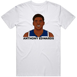 Anthony Edwards Portrait T Shirt