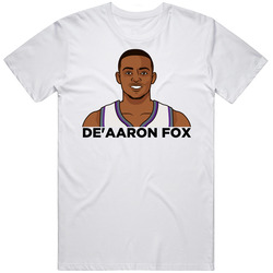 De'aaron Fox Portrait T Shirt