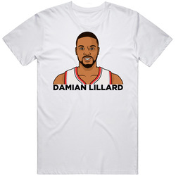 Damian Lillard Portrait T Shirt