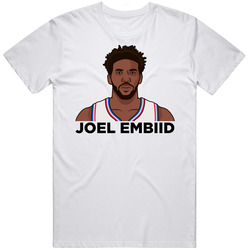 Joel Embiid Portrait T Shirt