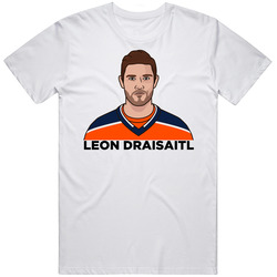 Leon Draisaitl Portrait T Shirt