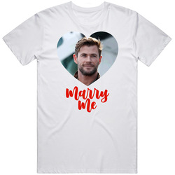Chris Hemsworth Marry Me T Shirt Chris Hemsworth Marry Me T Shirt
