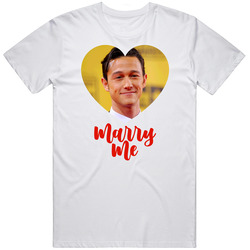 Joseph Gordon Levitt Marry Me T Shirt Joseph Gordon Levitt Marry Me T Shirt