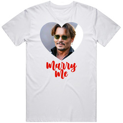 Johnny Depp Marry Me T Shirt Johnny Depp Marry Me T Shirt