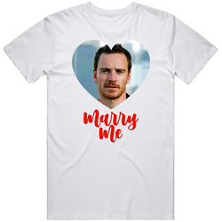 Michael Fassbender Marry Me T Shirt Michael Fassbender Marry Me T Shirt