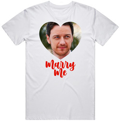 James Mcavoy Marry Me T Shirt James Mcavoy Marry Me T Shirt