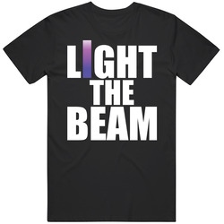 Light The Beam Laser Dark T Shirt