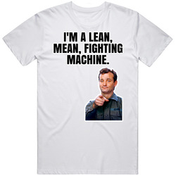 I'm A Lean Mean Fighting Machine John Winger Stripes T Shirt