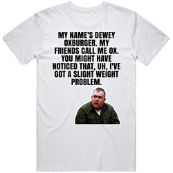My Name's Dewey Oxburger Ox Stripes T Shirt