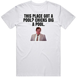 Chicks Dig A Pool Who's Harry Crumb T Shirt