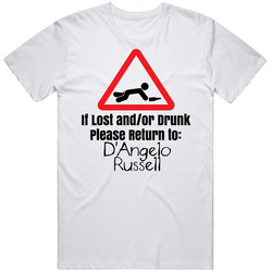 If Lost Or Drunk Return To D'angelo Russell T Shirt