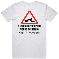 If Lost Or Drunk Return To Ben Simmons T Shirt