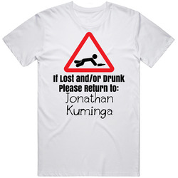 If Lost Or Drunk Return To Jonathan Kuminga T Shirt