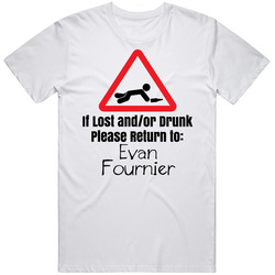 If Lost Or Drunk Return To Evan Fournier T Shirt