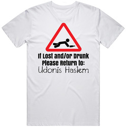 If Lost Or Drunk Return To Udonis Haslem T Shirt