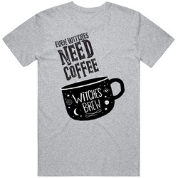 Even Witches Need Coffee Cute Halloween T Shirt Even Witches Need Coffee Cute Halloween T Shirt