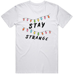 Stranger Things Stay Strange Lights Tv Show T Shirt