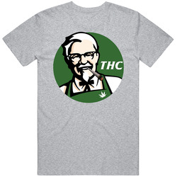 Colonel Sanders Thc Stoner Cannabis Weed Parody T Shirt Colonel Sanders Thc Stoner Cannabis Weed Parody T Shirt