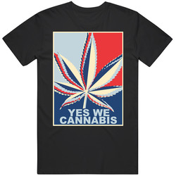 Yes We Cannabis Funny Hope Poster Parody Weed 420 T Shirt Yes We Cannabis Funny Hope Poster Parody Weed 420 T Shirt