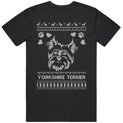 Yorkshire Terrier Dog Owner Lover Ugly Christmas Sweater T Shirt Yorkshire Terrier Dog Owner Lover Ugly Christmas Sweater T Shirt