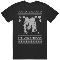 Shetland Sheepdog Dog Owner Lover Ugly Christmas Sweater T Shirt Shetland Sheepdog Dog Owner Lover Ugly Christmas Sweater T Shirt