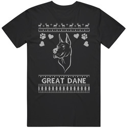 Great Dane Dog Owner Lover Ugly Christmas Sweater T Shirt Great Dane Dog Owner Lover Ugly Christmas Sweater T Shirt