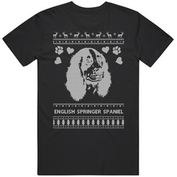 English Springer Spaniel Dog Owner Lover Ugly Christmas Sweater T Shir English Springer Spaniel Dog Owner Lover Ugly Christmas Sweater T Shir