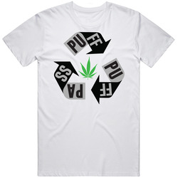 Puff Puff Pass Recycled Hemp Cannabis 420 Friendly Stoner T Shirt Puff Puff Pass Recycled Hemp Cannabis 420 Friendly Stoner T Shirt