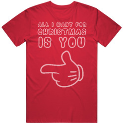 All I Want For Christmas Is You Knit T Shirt All I Want For Christmas Is You Knit T Shirt