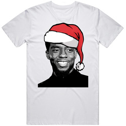 Chadwick Boseman Santa Christmas T Shirt Chadwick Boseman Santa Christmas T Shirt