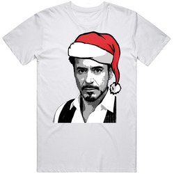 Robert Downey Jr Santa Christmas T Shirt Robert Downey Jr Santa Christmas T Shirt