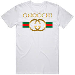 Gnocchi Trendy Brand Logo Parody T Shirt Gnocchi Trendy Brand Logo Parody T Shirt
