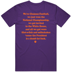 Michael Rapaport Clemson Football Championship T Shirt