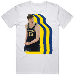 Jon Teske Michigan Basketball Retro T Shirt