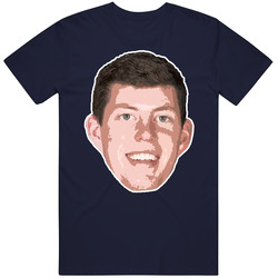Jon Teske Michigan Basketball Big Head Fan T Shirt