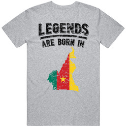 Legends Are Born In Cameroon Vintage T Shirt Legends Are Born In Cameroon Vintage T Shirt